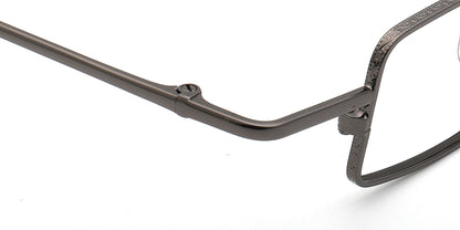 gunmetal temple of metal spectacles