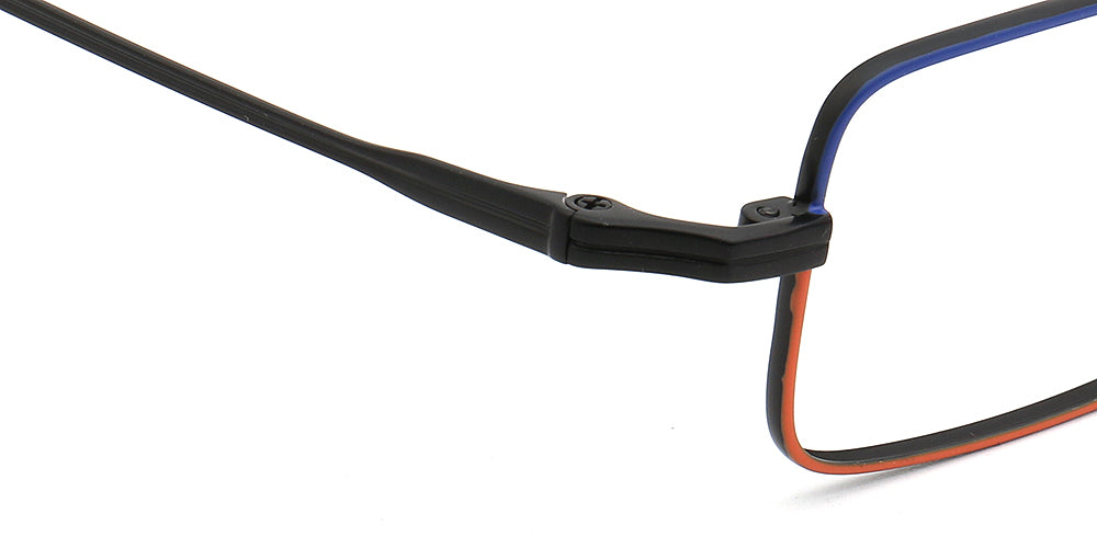 titanium temple of rectangle glasses frames