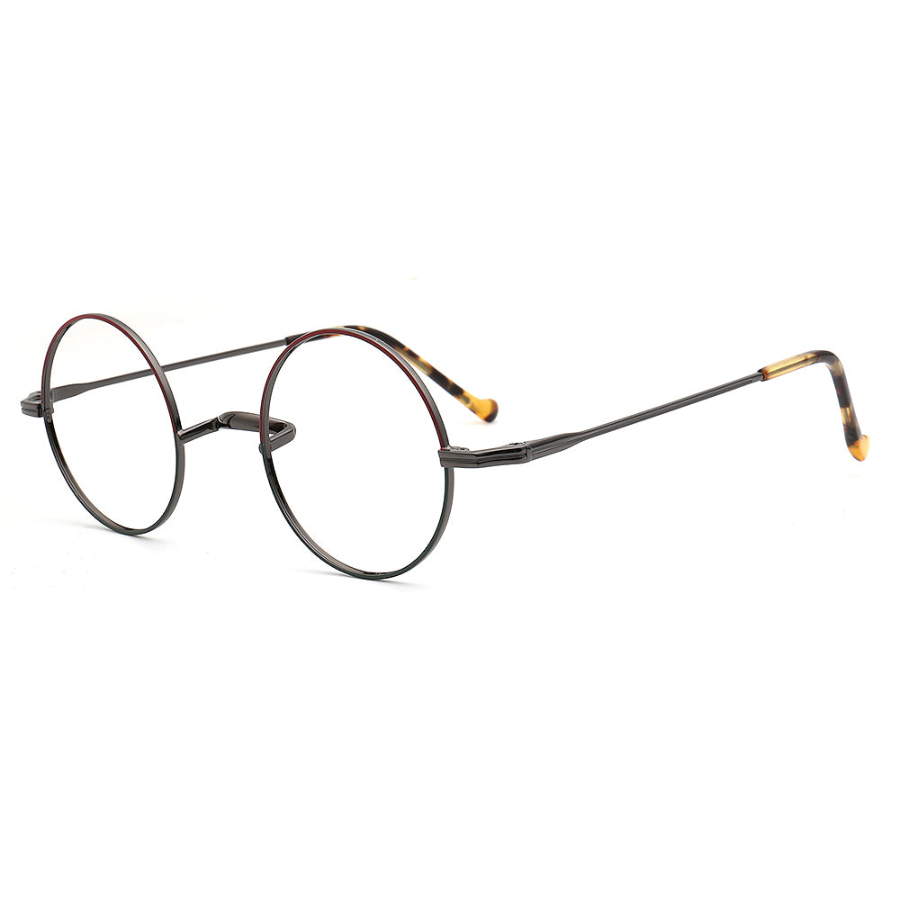 grey glasses frames pure titanium 