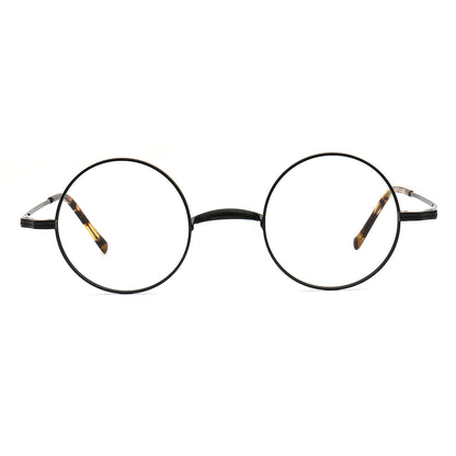 vintage black titanium glasses frames for men