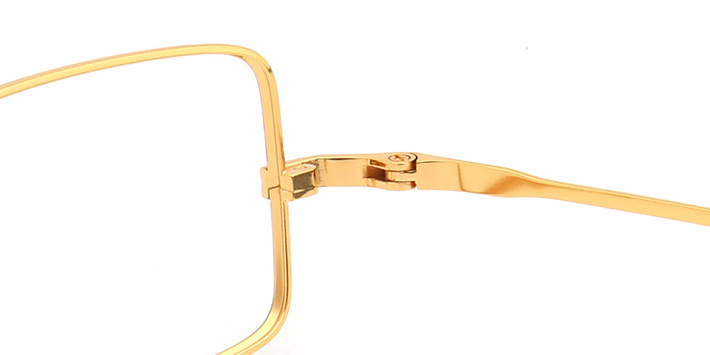 hinges of gold titanium eyewear frames