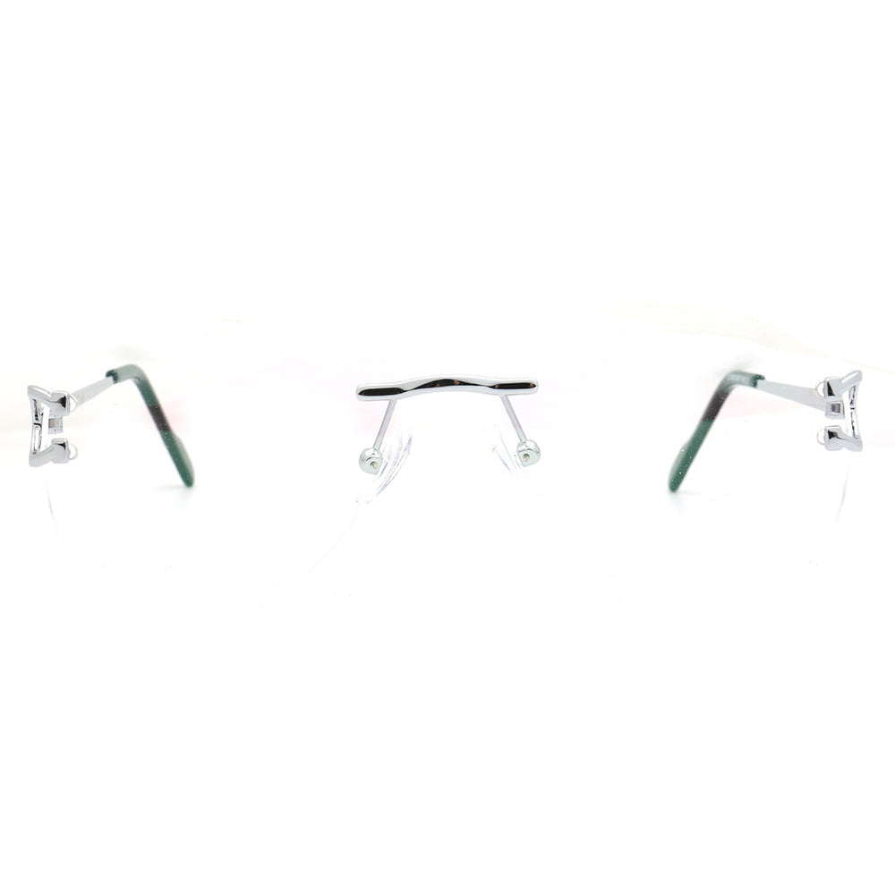 Ralph | Square Rimless Prescription Glasses Frames