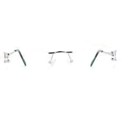 Ralph | Square Rimless Prescription Glasses Frames