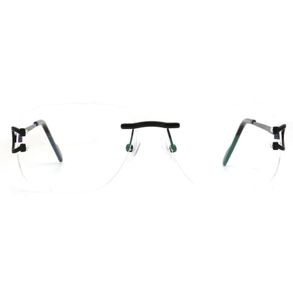 Ralph | Square Rimless Prescription Glasses Frames