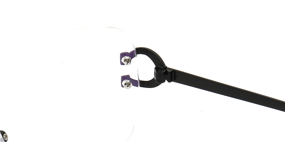 Ralph | Square Rimless Prescription Glasses Frames