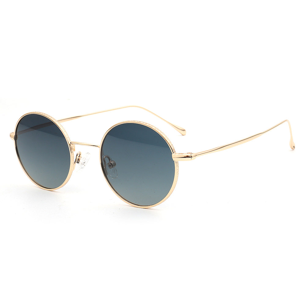 Atlas｜Classic Round Metal Polarized Sunglasses UV400
