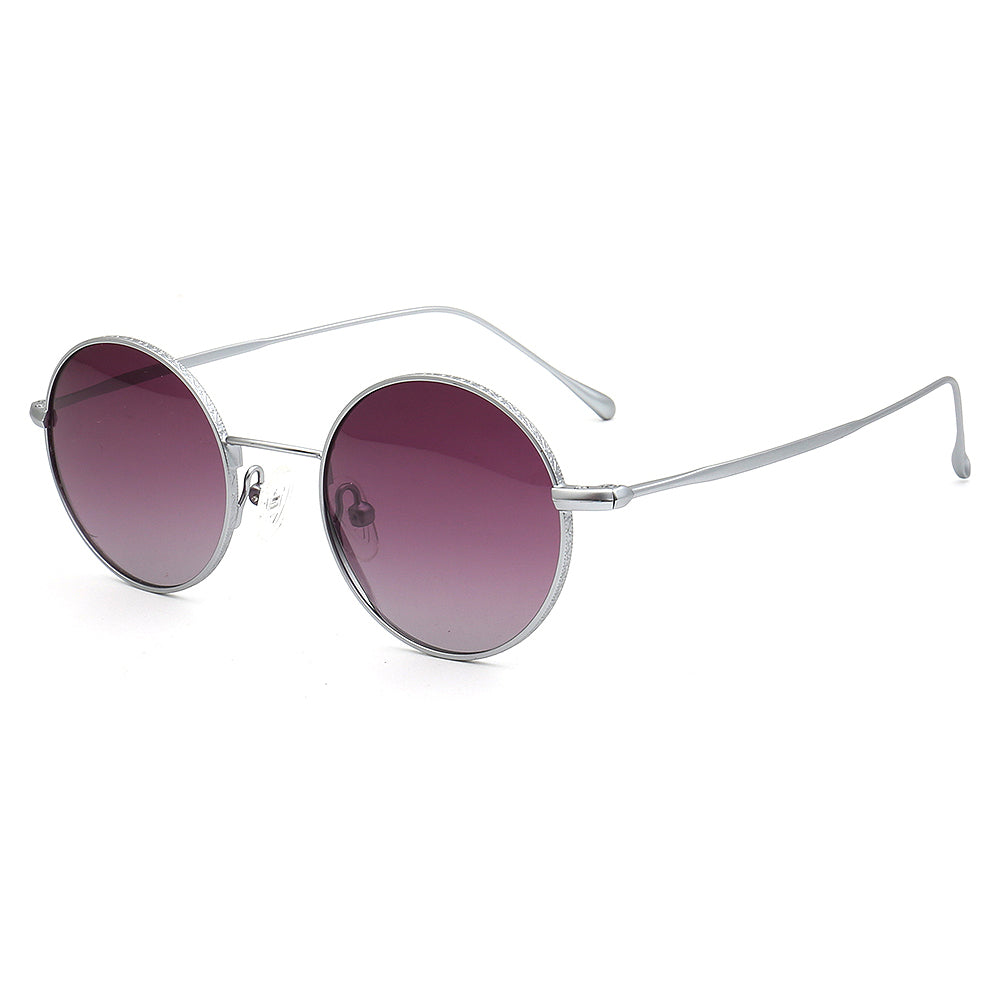Atlas｜Classic Round Metal Polarized Sunglasses UV400