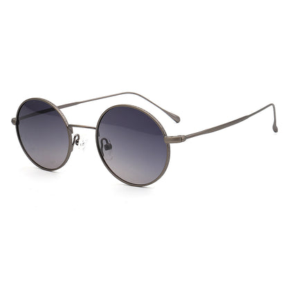 Atlas｜Classic Round Metal Polarized Sunglasses UV400
