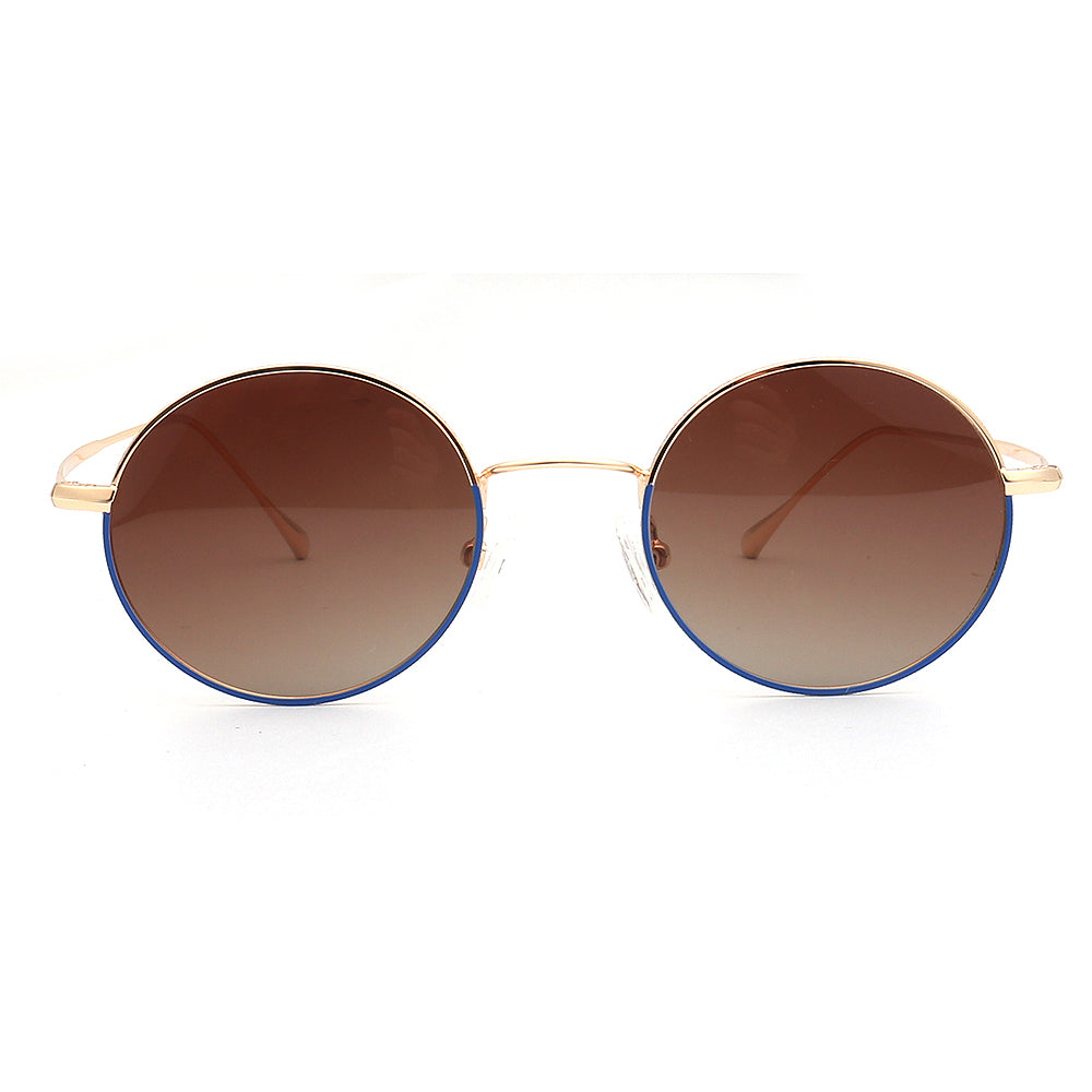 Atlas｜Classic Round Metal Polarized Sunglasses UV400