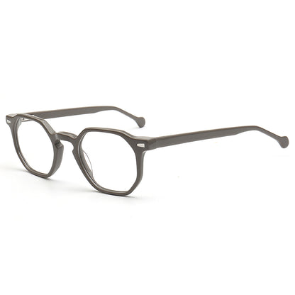 grey mens glasses frames geometric