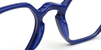 navy bridge of acetate eyeglasses frames