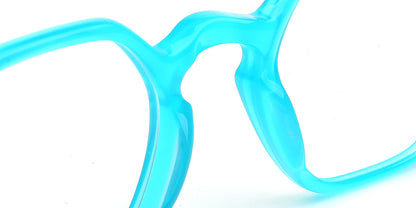 blue bridge of acetate glasses frames