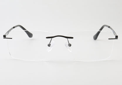 Grover | Business Rectangle Rimless Eyeglass Frames