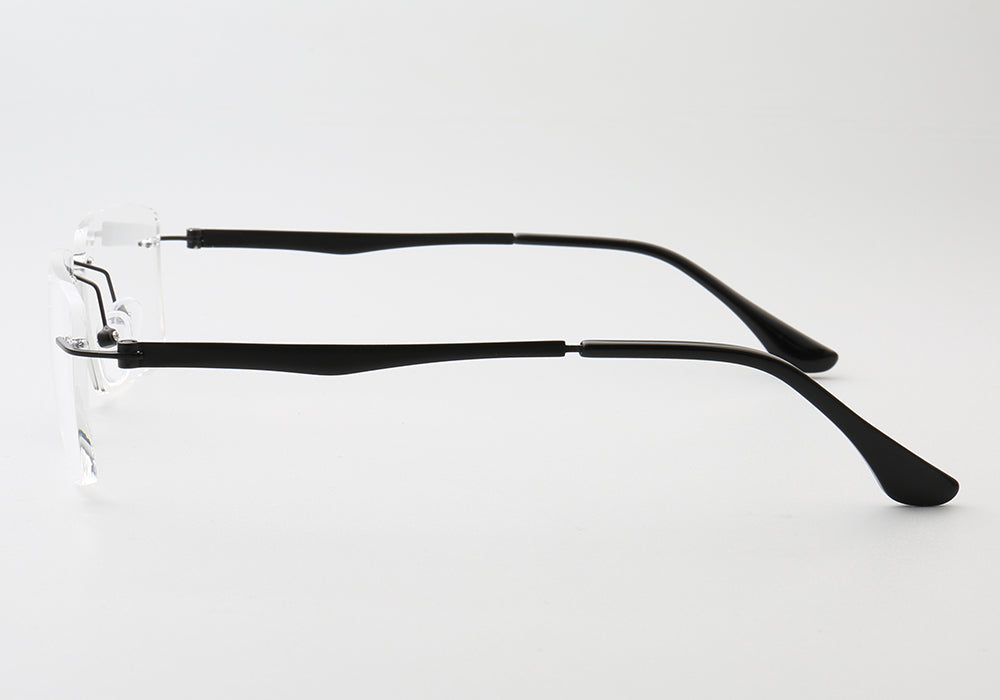 Grover | Business Rectangle Rimless Eyeglass Frames