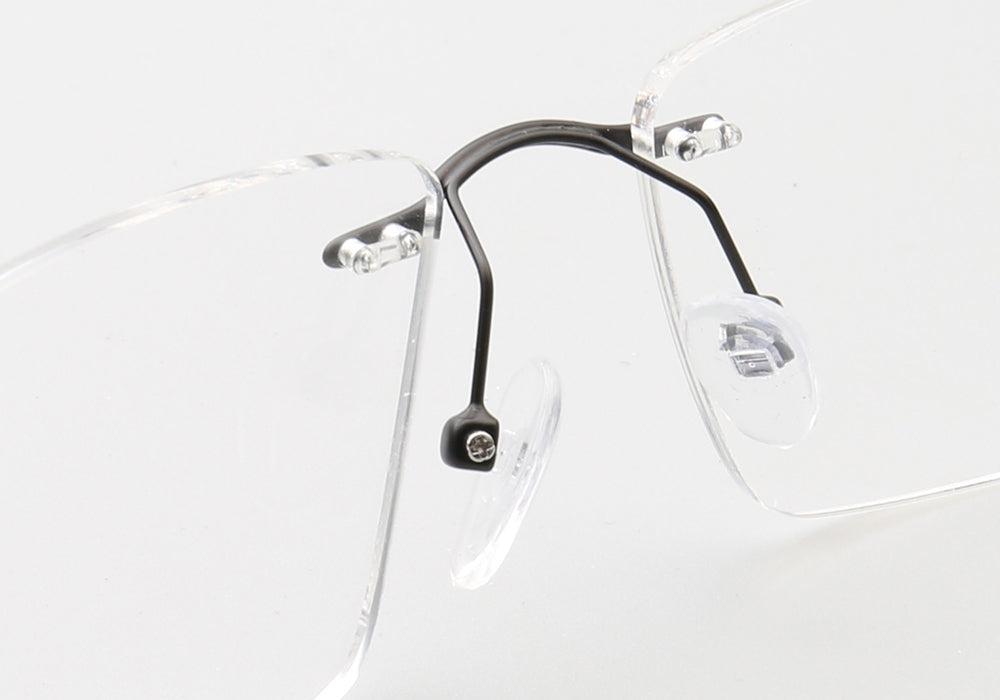Grover | Business Rectangle Rimless Eyeglass Frames