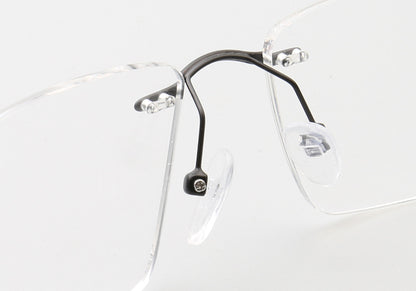 Grover | Business Rectangle Rimless Eyeglass Frames