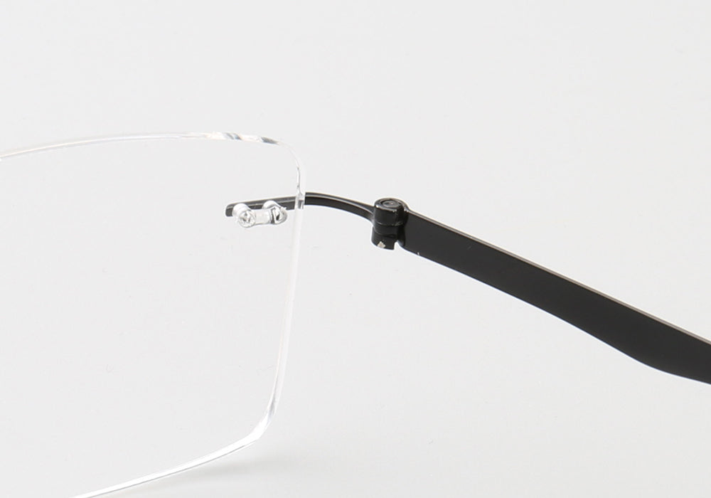 Grover | Business Rectangle Rimless Eyeglass Frames