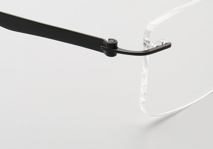 Grover | Business Rectangle Rimless Eyeglass Frames