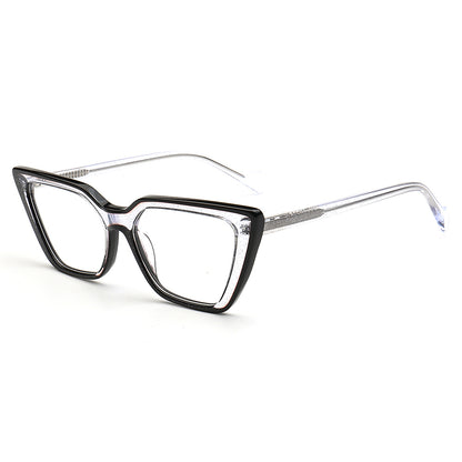 Blossom | Montures de lunettes œil de chat transparentes pour femme