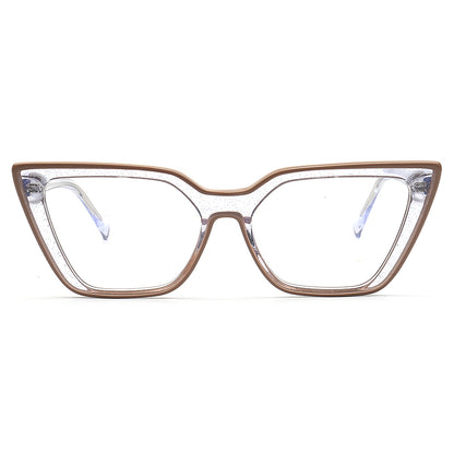 Blossom | Montures de lunettes œil de chat transparentes pour femme