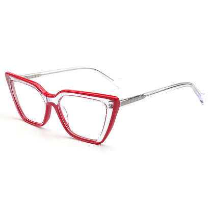 Blossom | Montures de lunettes œil de chat transparentes pour femme