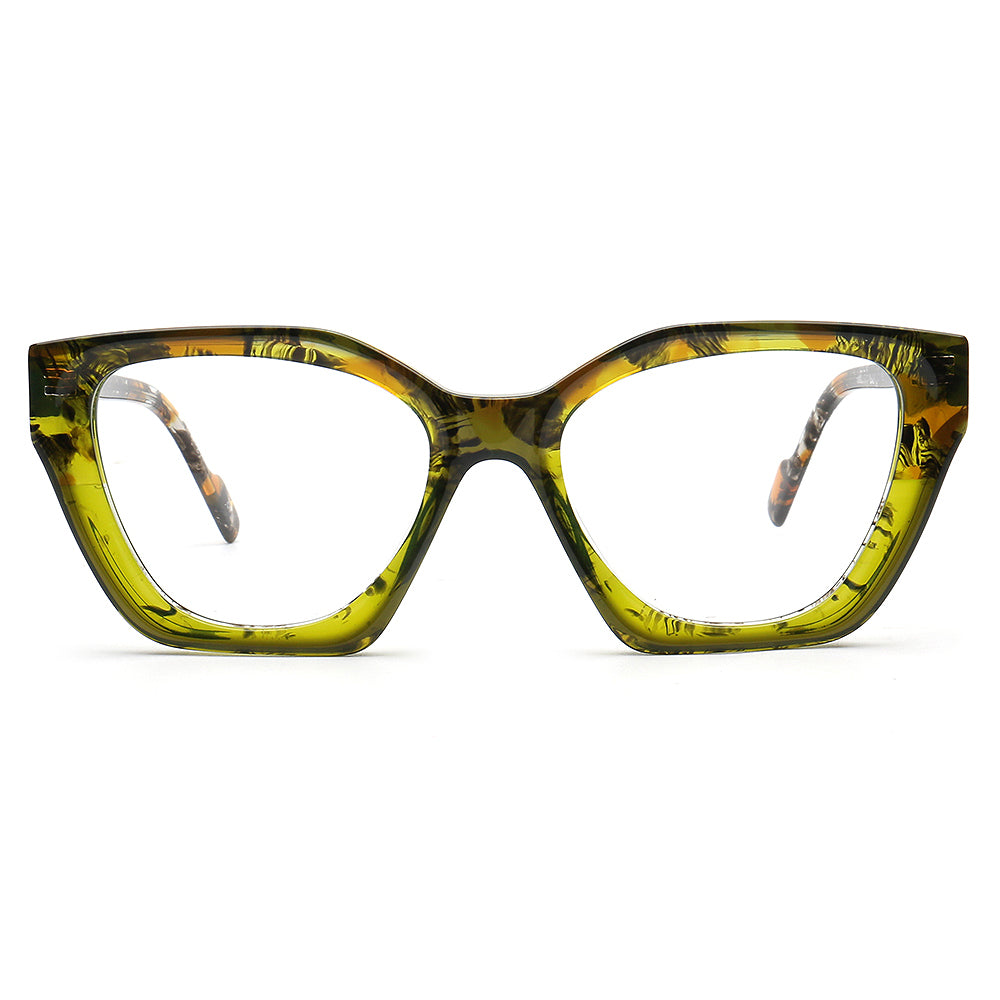 Hilary | Womens Vintage Floral Cat Eye Glasses Frames