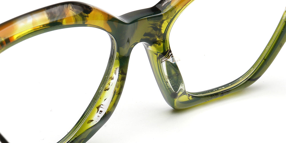 Hilary | Womens Vintage Floral Cat Eye Glasses Frames
