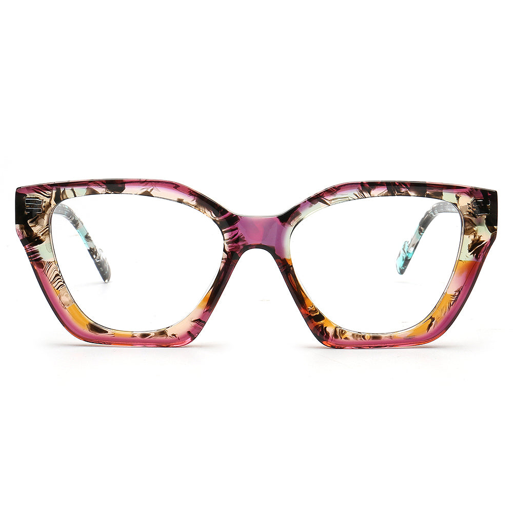 Hilary | Womens Vintage Floral Cat Eye Glasses Frames