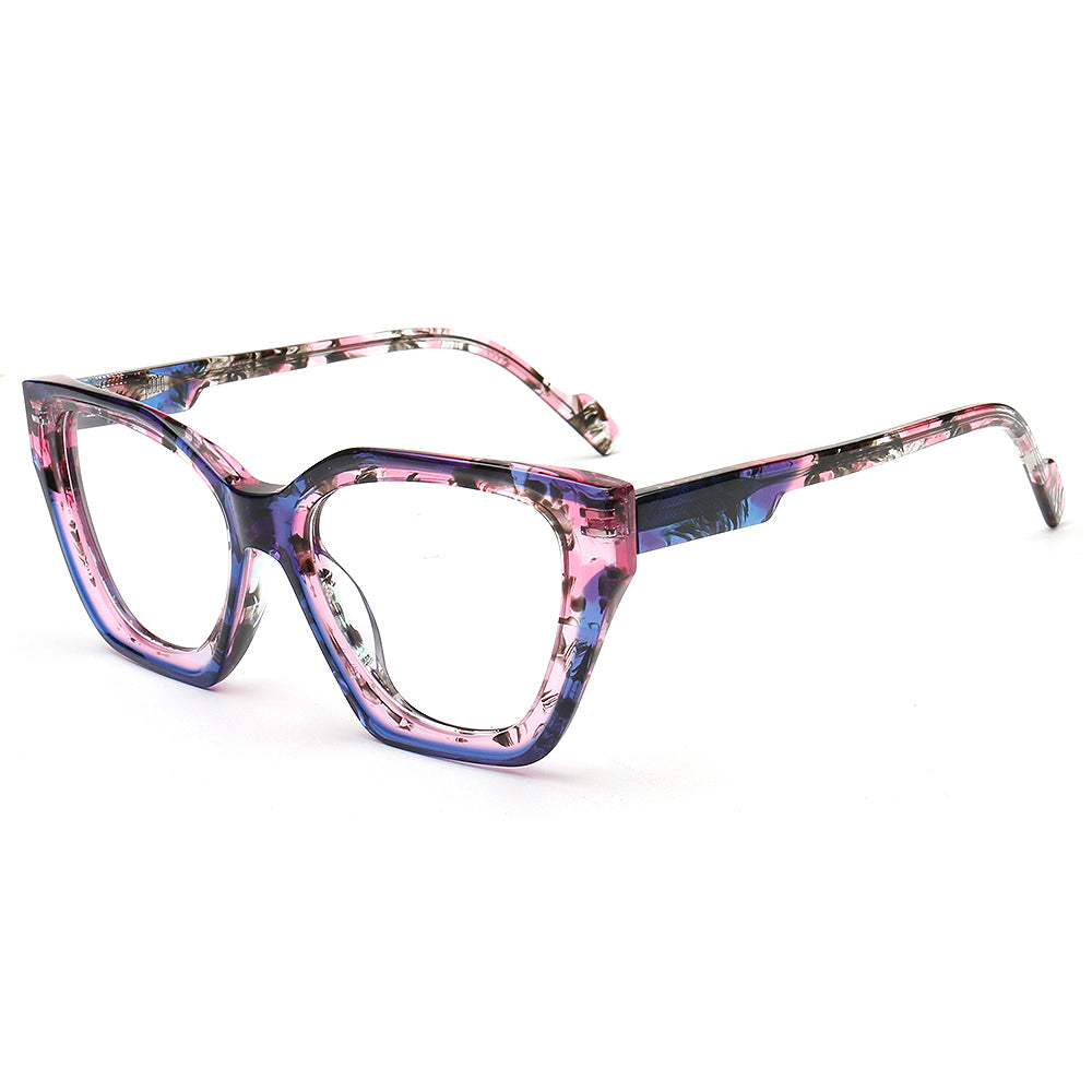 Hilary | Womens Vintage Floral Cat Eye Glasses Frames