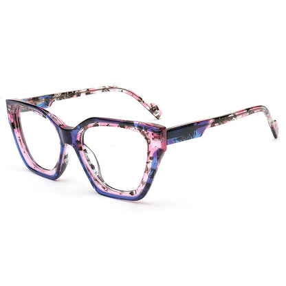 Hilary | Womens Vintage Floral Cat Eye Glasses Frames