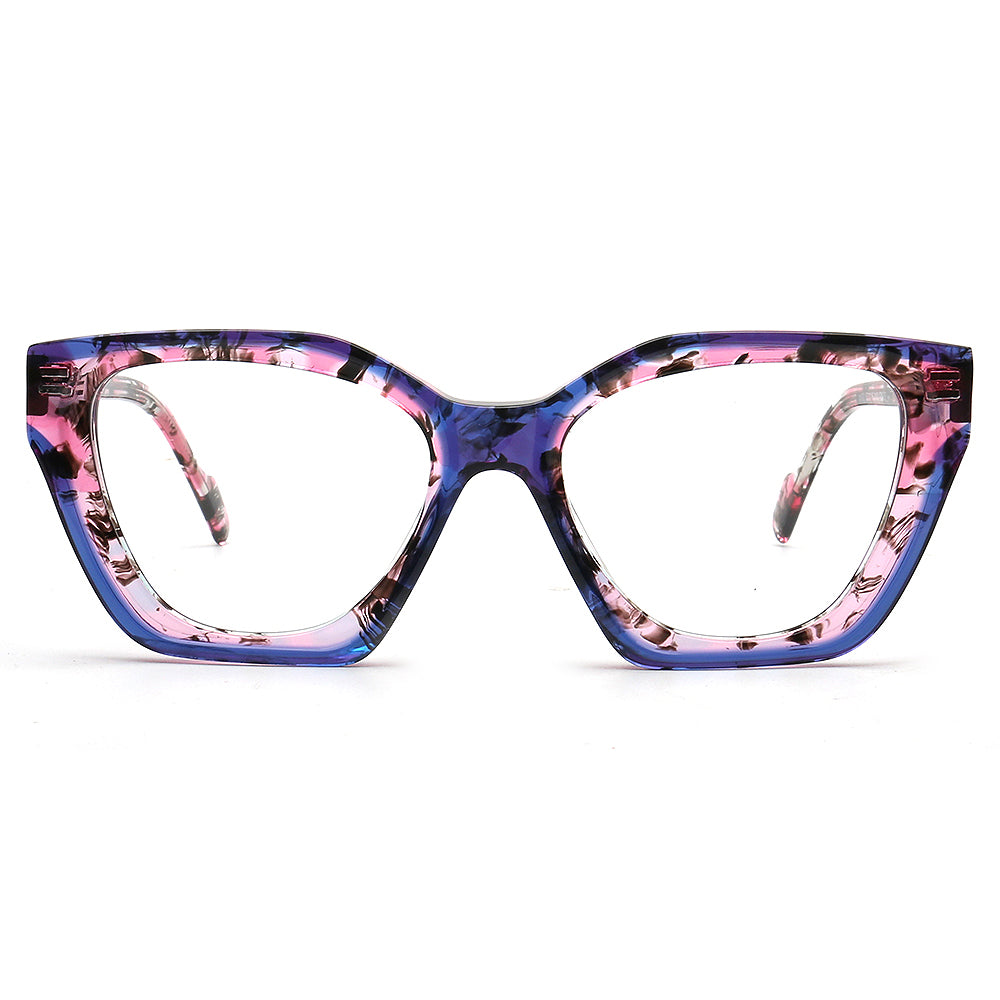 Hilary | Womens Vintage Floral Cat Eye Glasses Frames