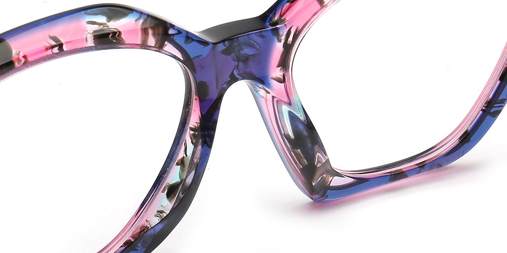 Hilary | Womens Vintage Floral Cat Eye Glasses Frames