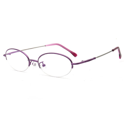 Josie | Bendable Womens Half Rim Oval Glasses Frames