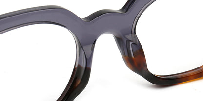 Breeze | Retro Two Tone Square Glasses Frames