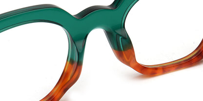 Breeze | Retro Two Tone Square Glasses Frames