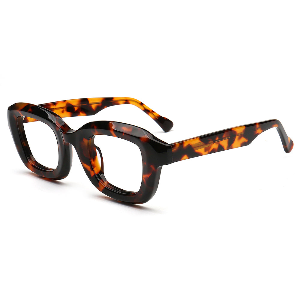 chic Tortoiseshell spectacles on a white background
