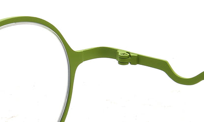temple of titanium glasses frames green