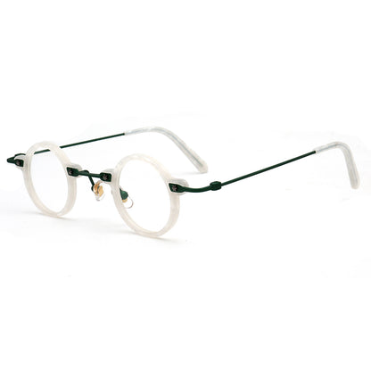 Jet | Retro Small Round Men Eyeglasses | Trendy Hipster Women Vintage Optical Glasses Frames