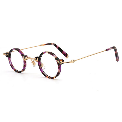 Jet | Retro Small Round Men Eyeglasses | Trendy Hipster Women Vintage Optical Glasses Frames