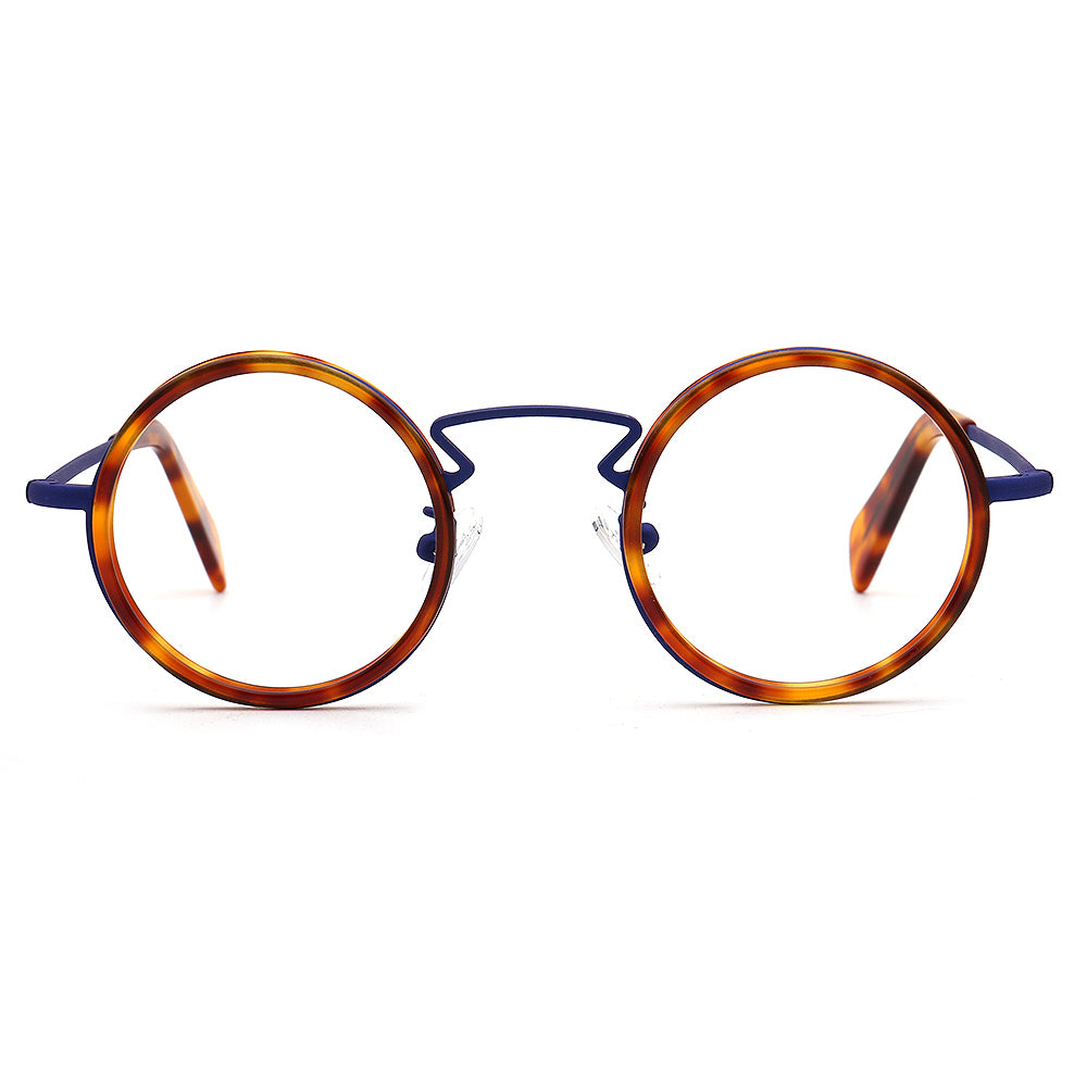 amber round chic eyewear frames