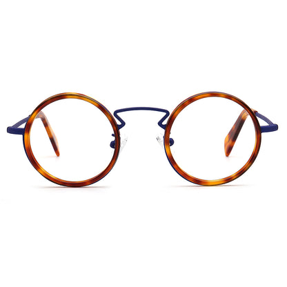 amber round chic eyewear frames