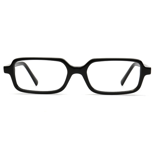 classic rectangle eyeglasses frames black