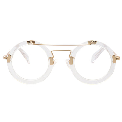 clear eyeglasses frames round