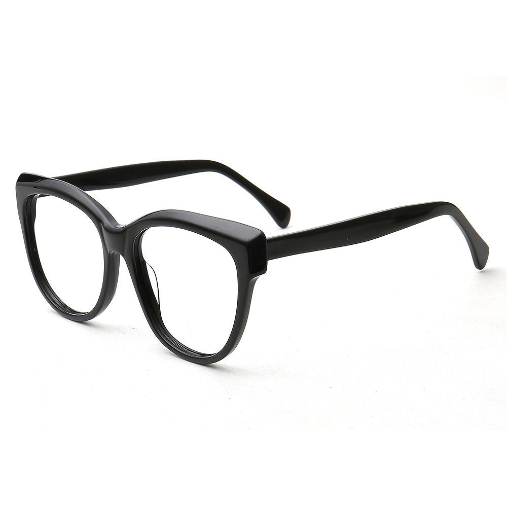 Sunset | Stylish Acetate Eyeglass Frames For Women | Patterned Oversized Full Rim Glasses