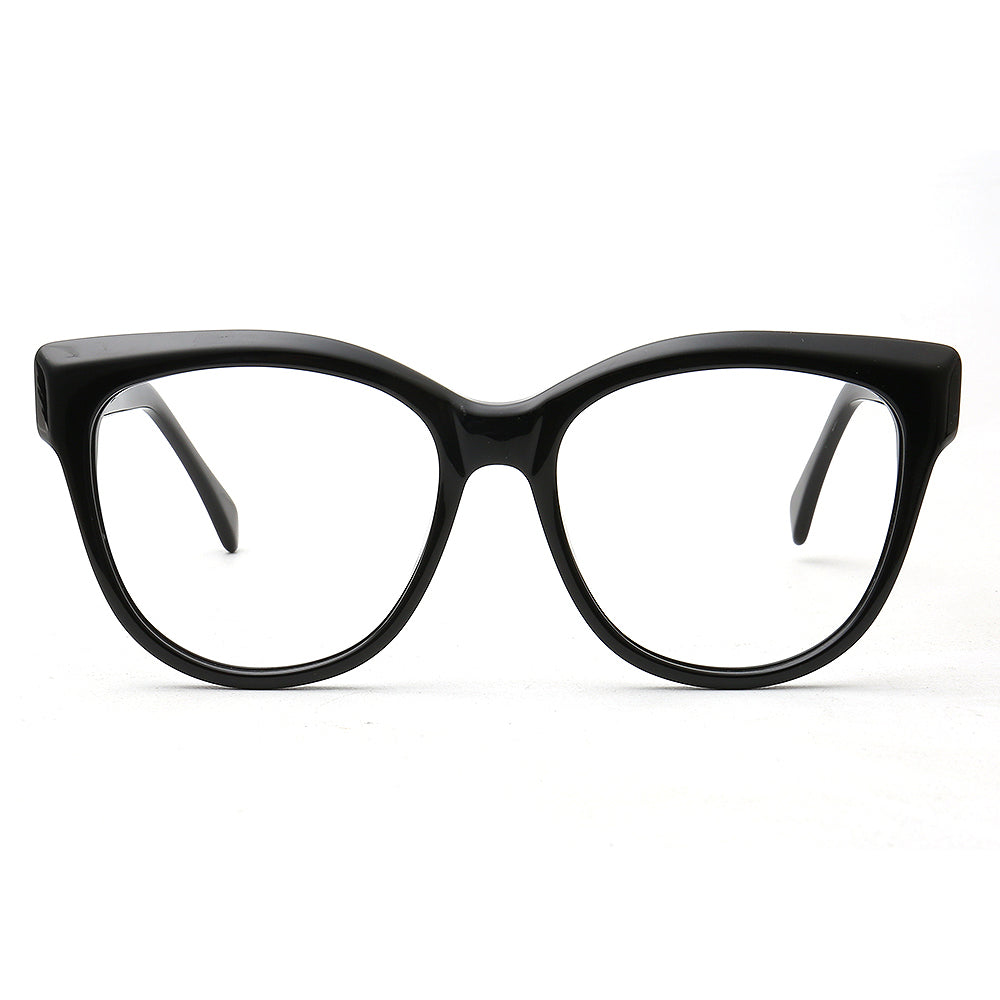 Sunset | Stylish Acetate Eyeglass Frames For Women | Patterned Oversized Full Rim Glasses