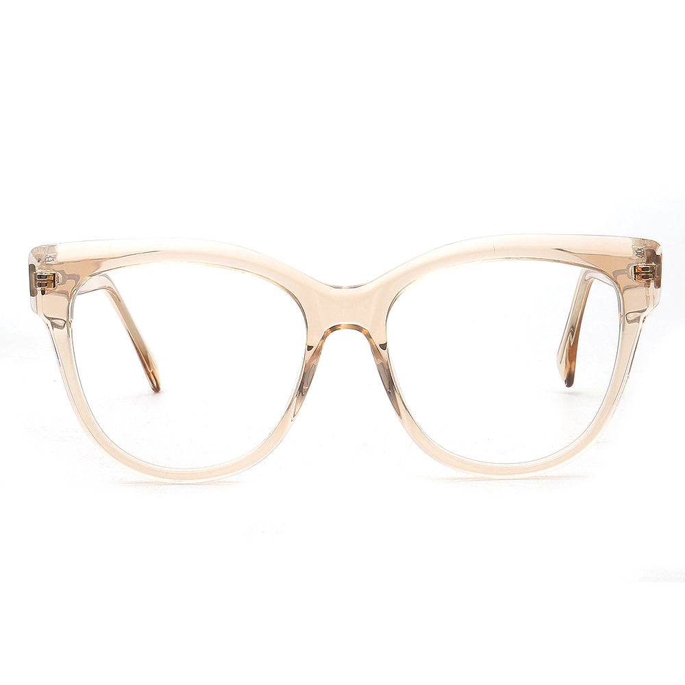 Sunset | Stylish Acetate Eyeglass Frames For Women | Patterned Oversized Full Rim Glasses