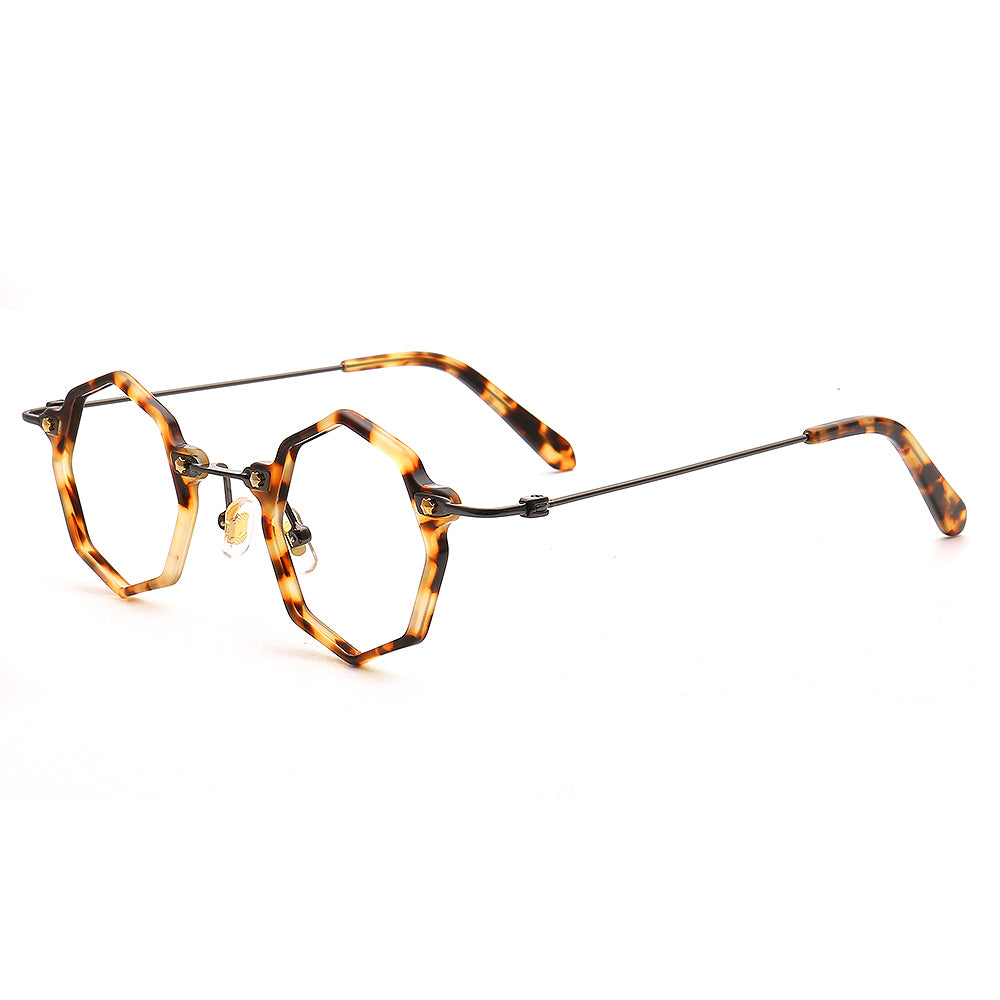 Retro Women Geometric Glasses Frames | Stylish Men Optical  display picture 1