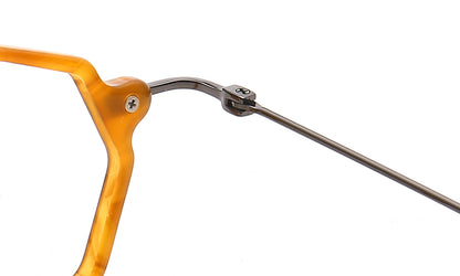 Thin metal eyeglass frame temple