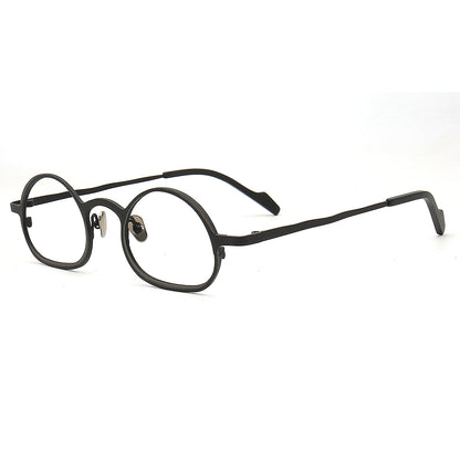 Shay Vintage Round Titanium Eyeglasses for Women Fashionable