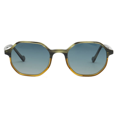 aqua geometric sunglasses polarized men
